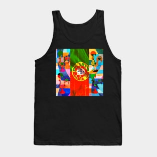 Galo de Barcelos, folk art Tank Top